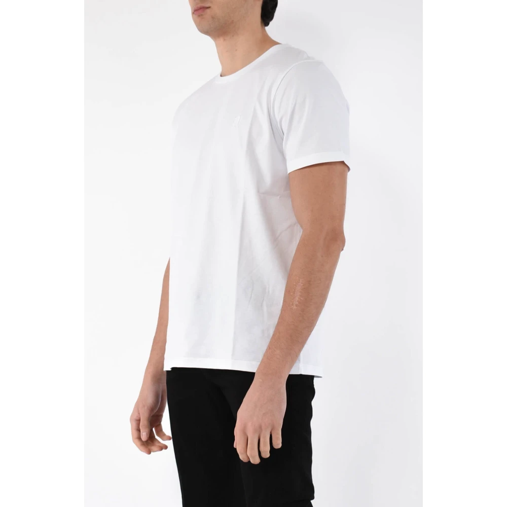 Dondup Jersey T-shirt met slim fit White Heren