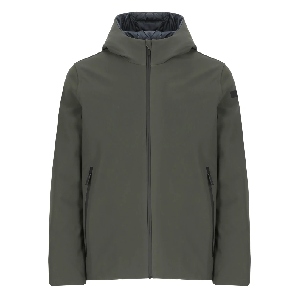 Rrd Men's Green Padded Jacket With Hood - Light Jackets - L - Jackets
