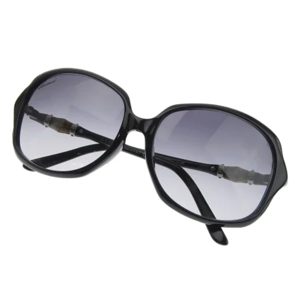 Gucci Vintage Pre-owned Plastic sunglasses Black Dames
