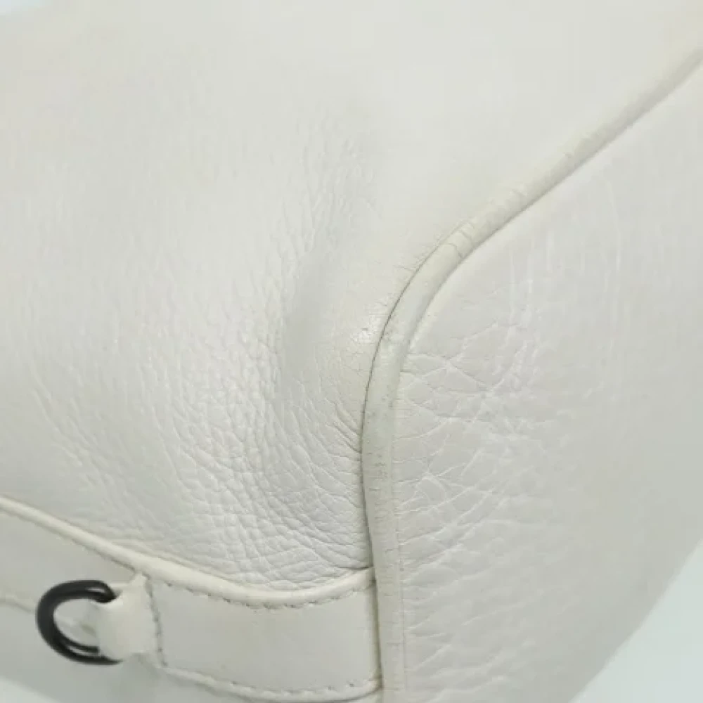 Bottega Veneta Vintage Pre-owned Leather shoulder-bags White Dames