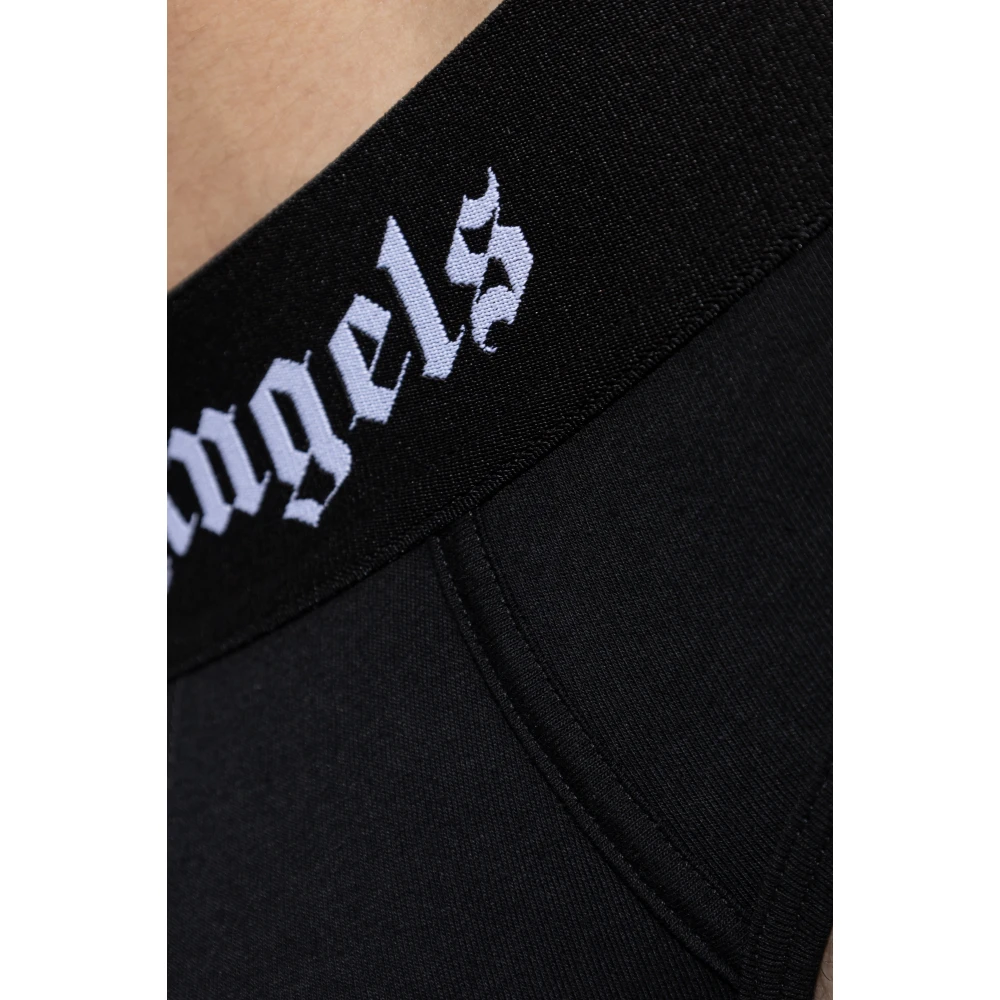 Palm Angels Twee-Pack Briefs Black Heren