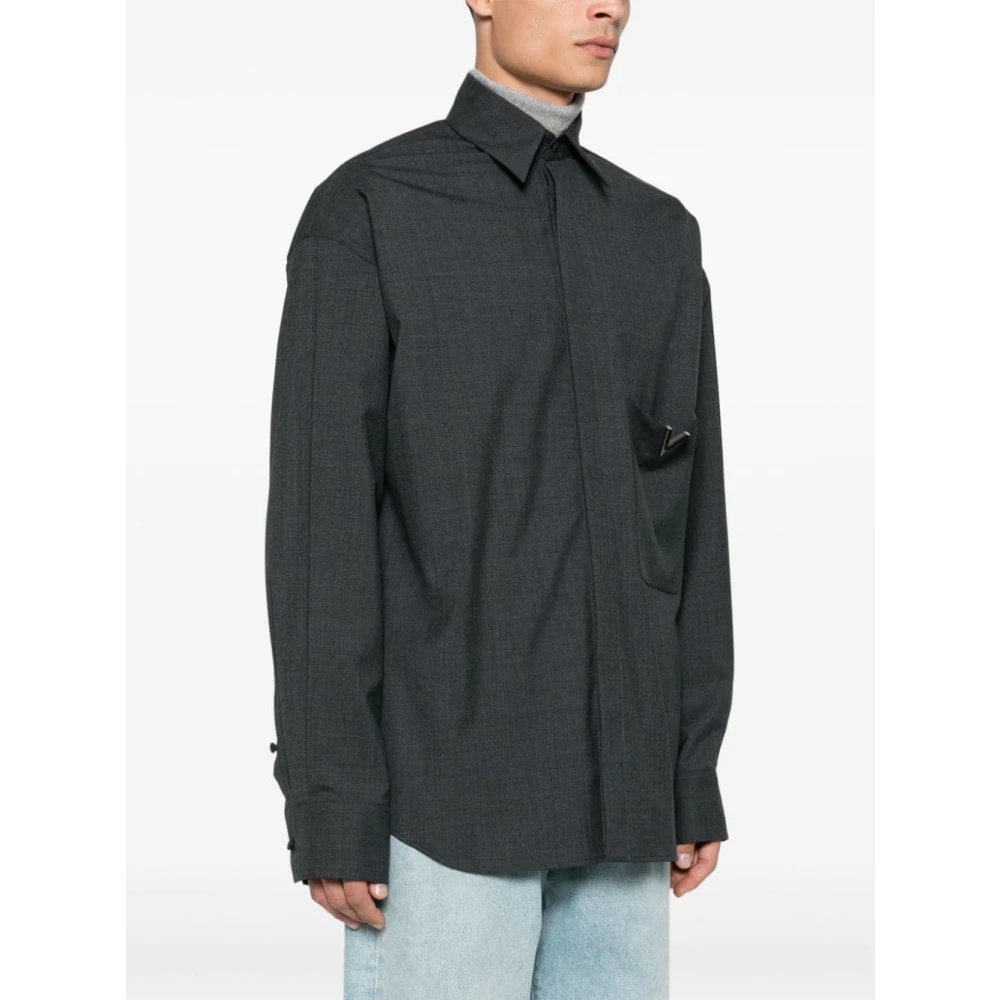 Valentino Garavani Grijze Overhemd Collectie Gray Heren
