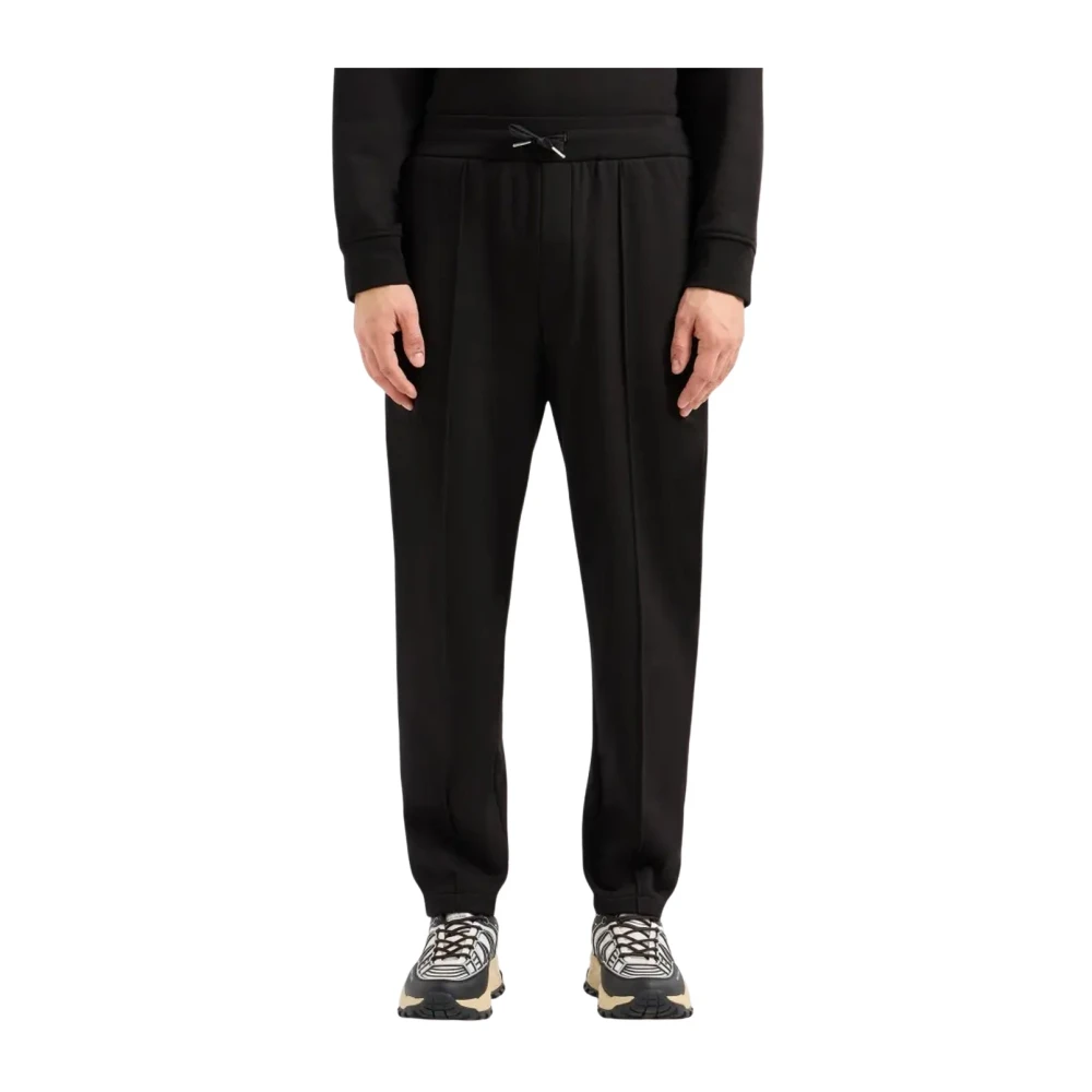 Armani Exchange Katoenen French Terry Joggers Black Heren