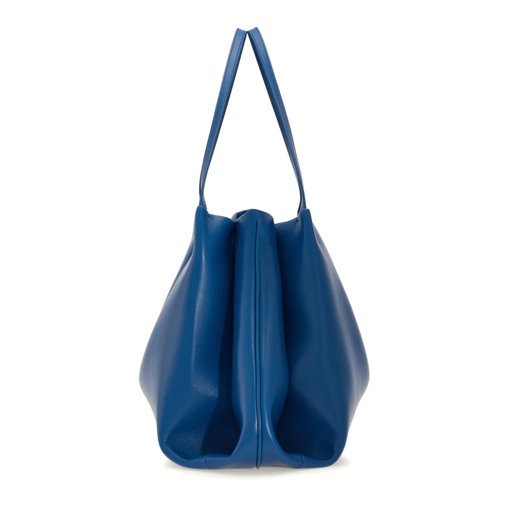 Salvatore Ferragamo Blauwe Tote Tas met Gancini Gesp Blue Dames