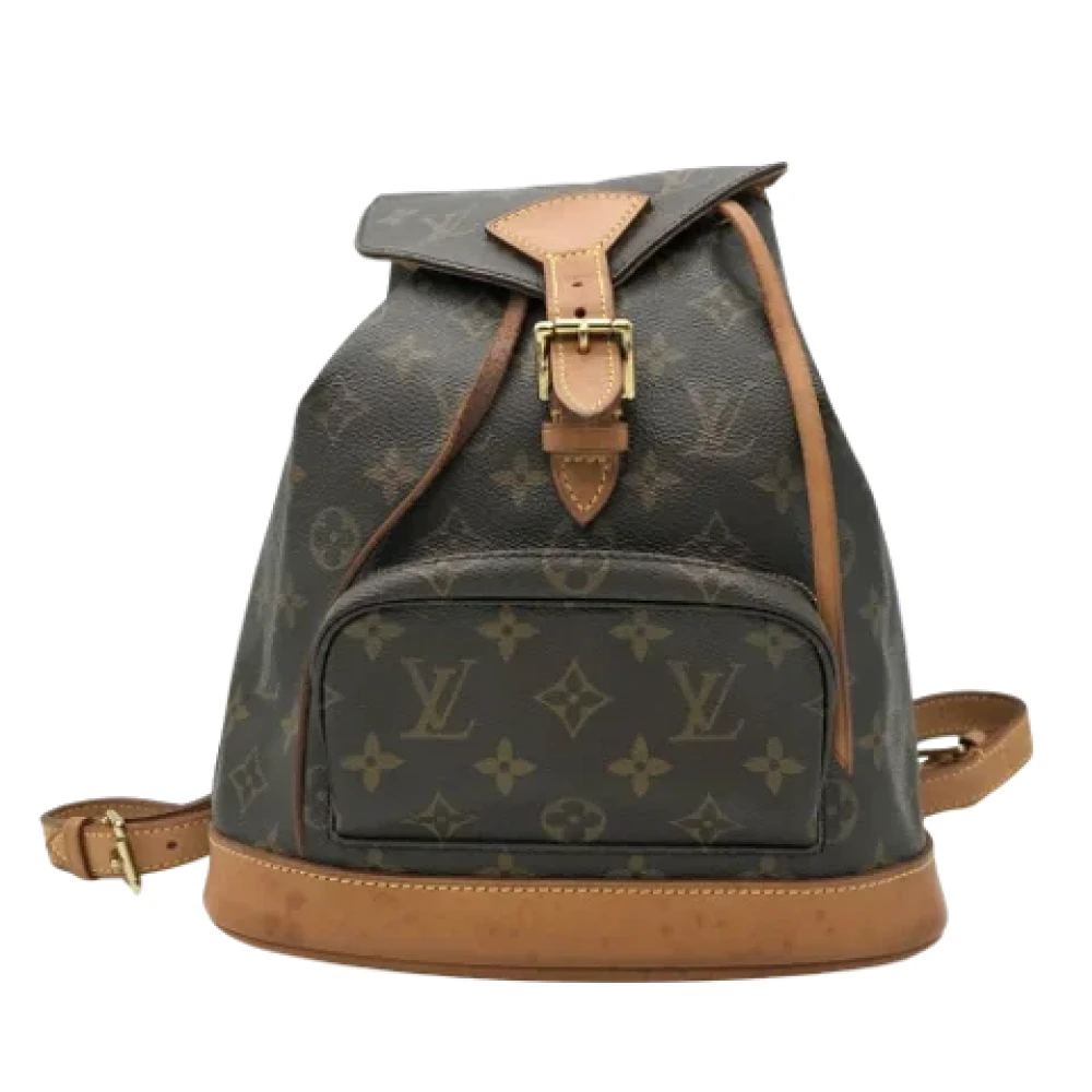 Louis Vuitton Vintage Pre-owned Fabric backpacks Brown Dames