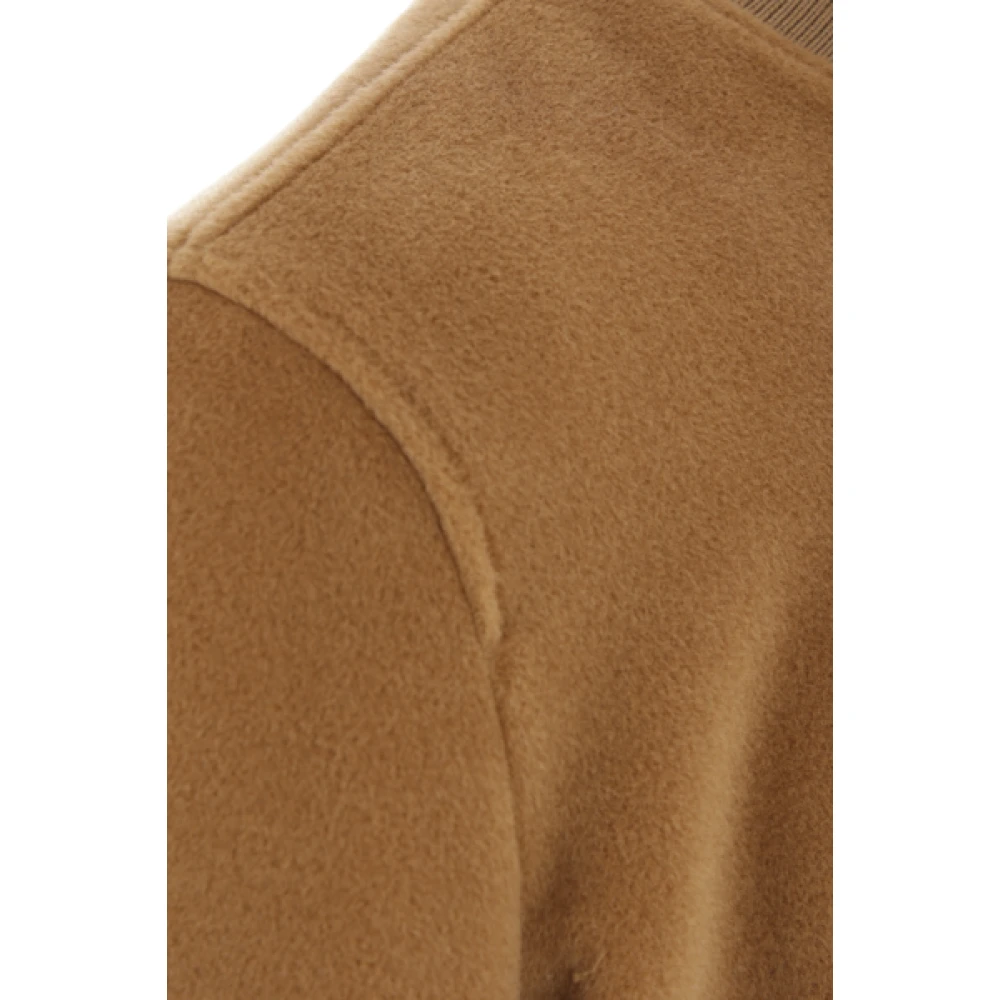 Lardini Bruine wollen bomberjack Brown Heren