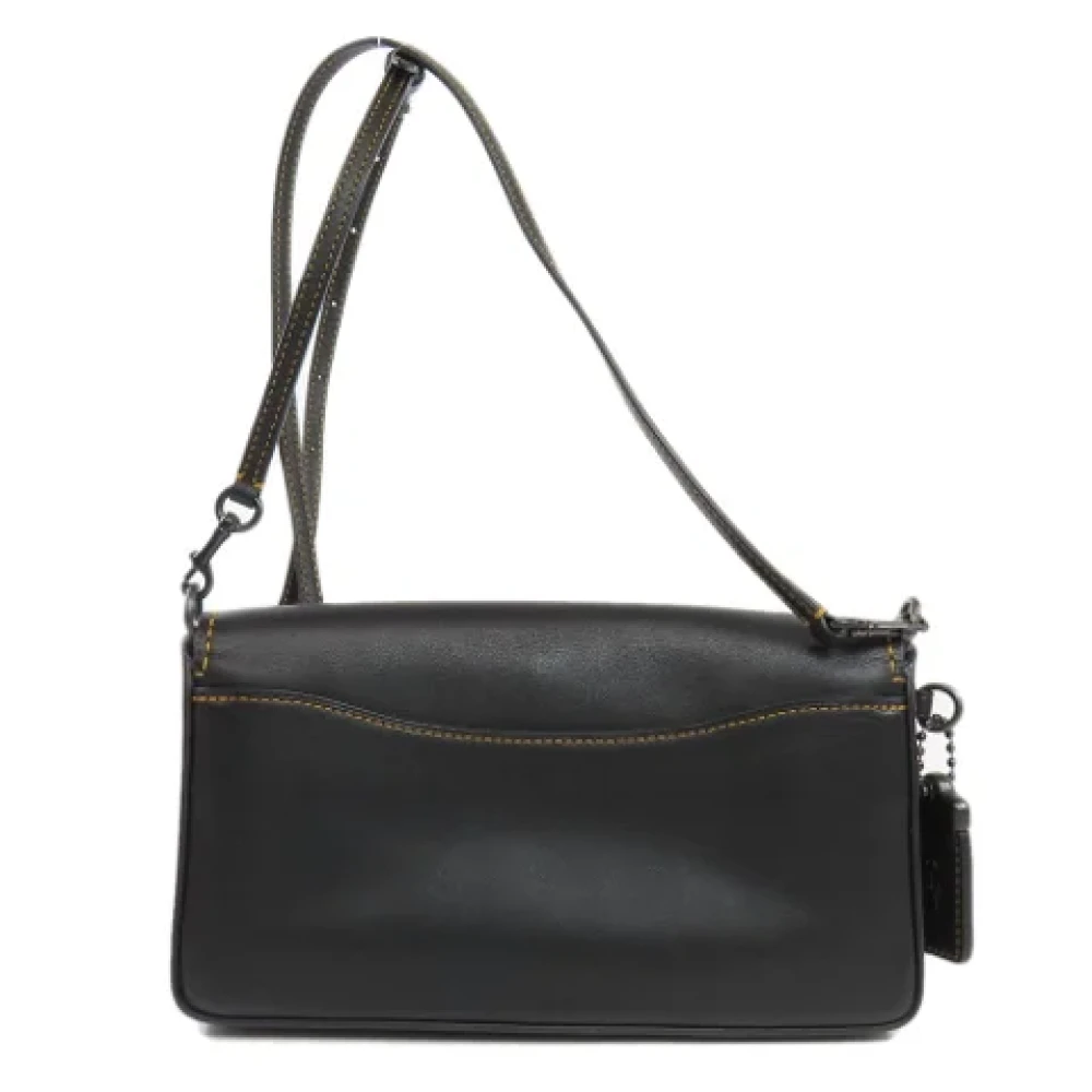 Coach Pre-owned Leather shoulder-bags Black Dames