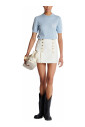 jupe-courte-en-toile-de-coton