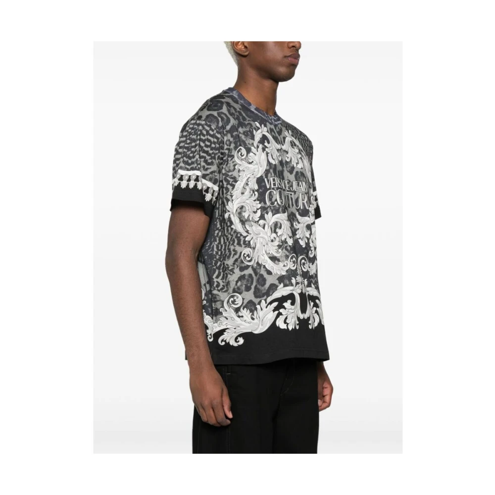 Versace Jeans Couture T-Shirts Gray Heren
