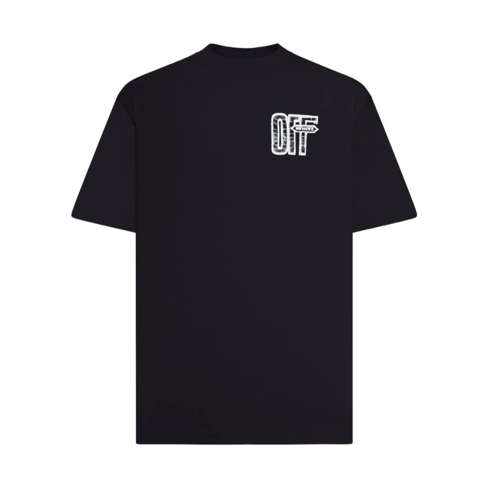Off White Uomo Nero - T-Shirt Con Stampa Arrow - Tops - Xl - Immagine 7