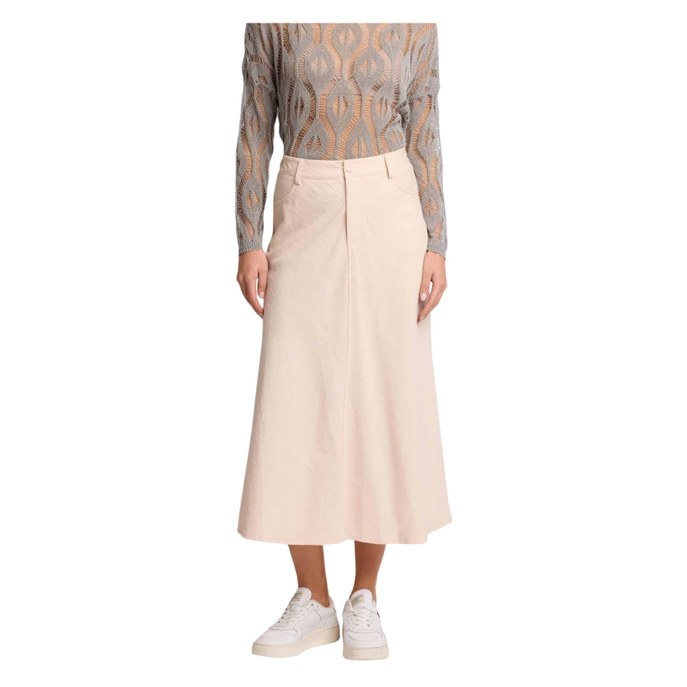 Kocca Mujer Rosado - Gonna Lunga Con Zip - Skirts - Rosa - M