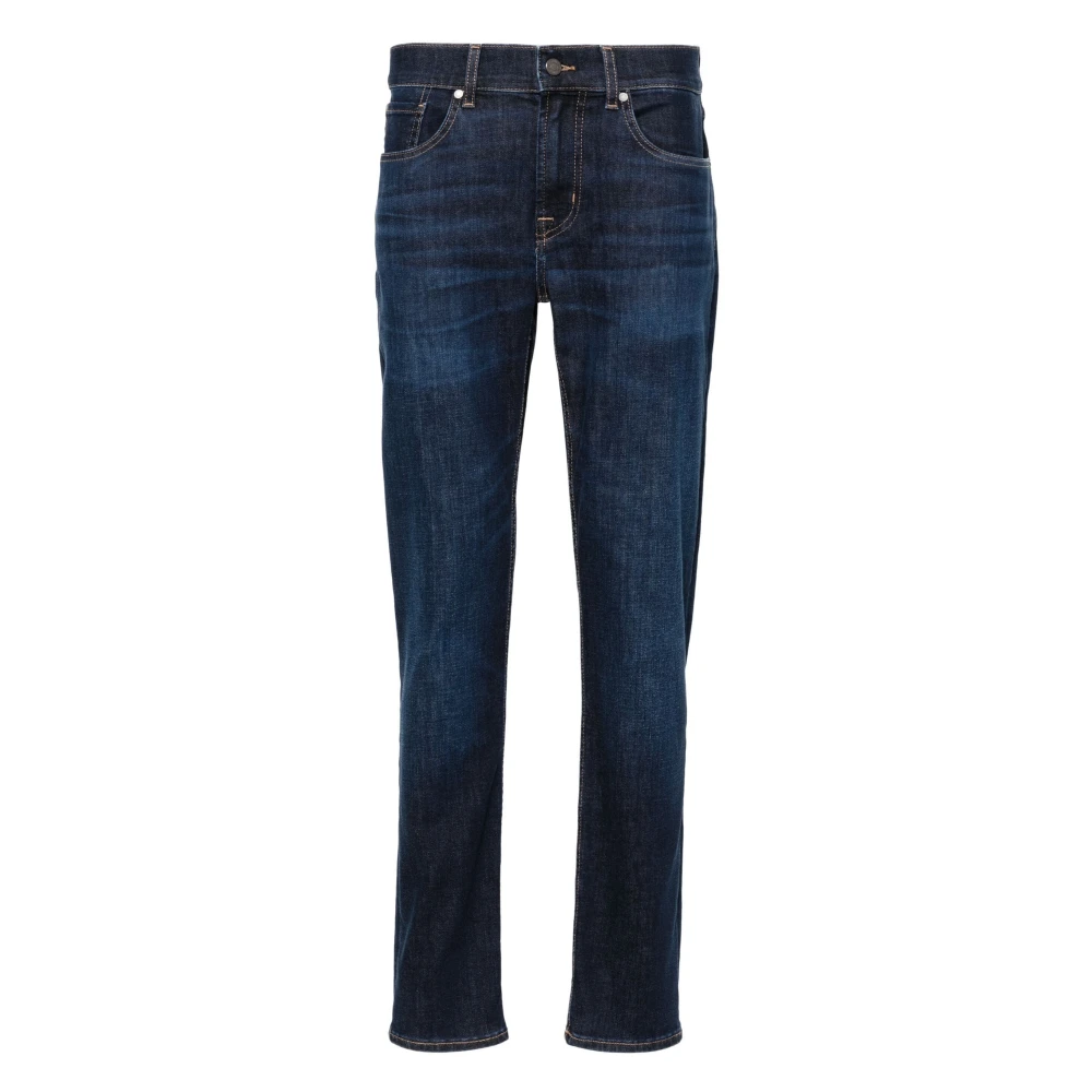 7 For All Mankind Slim Fit Jeans Blue Heren