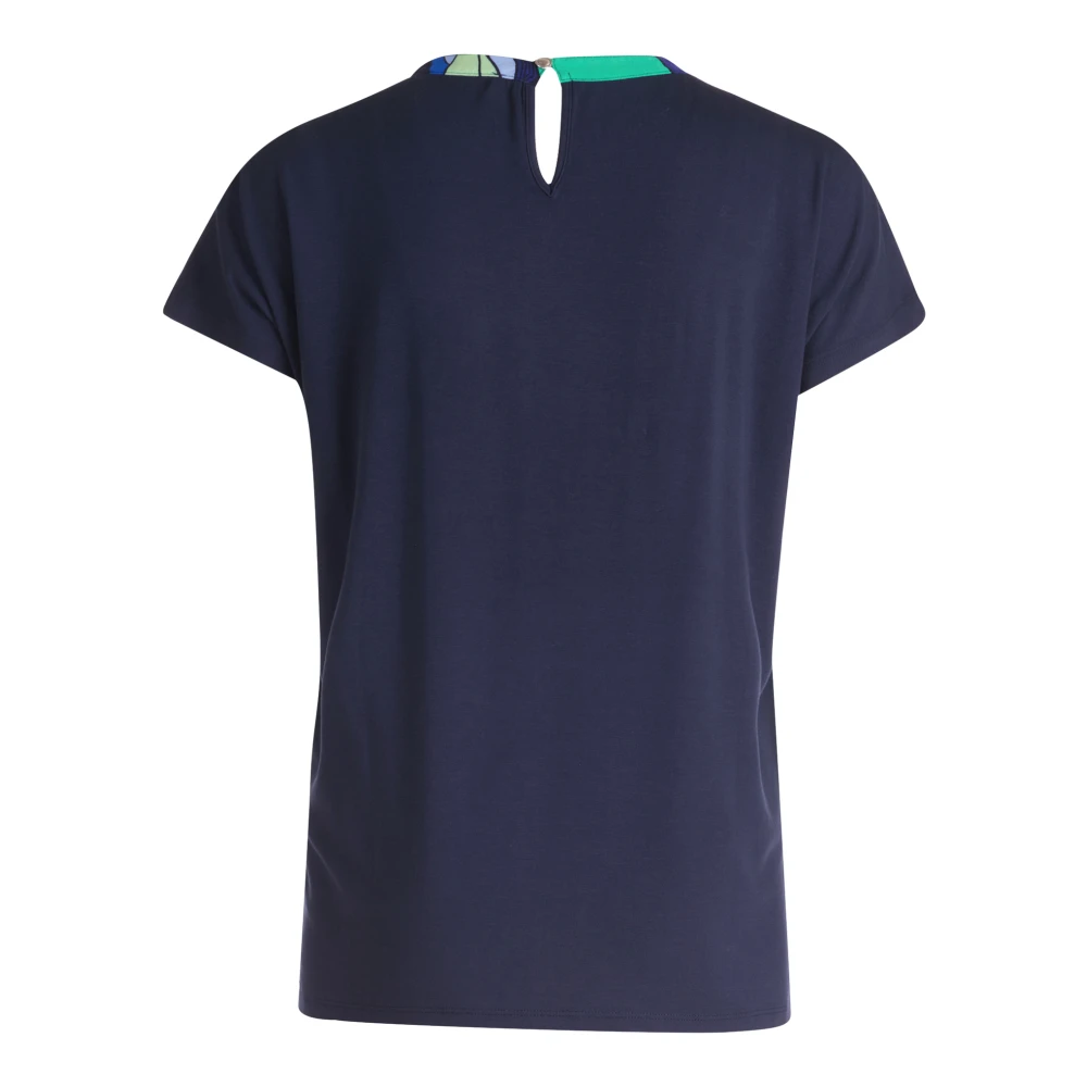 Betty Barclay Gestreept Printshirt met Boothals Multicolor Dames