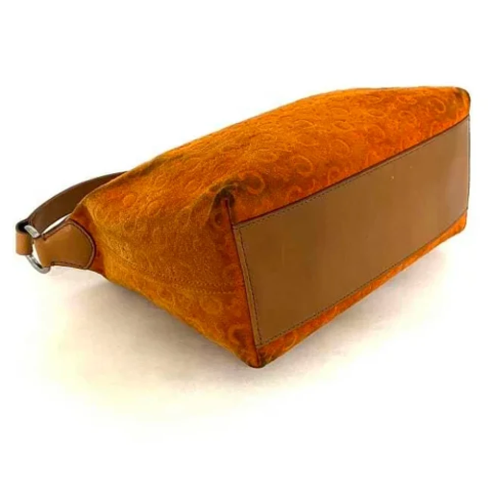 Celine Vintage Pre-owned Leather celine-bags Orange Dames