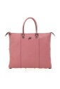 rode-leren-shopper-tote