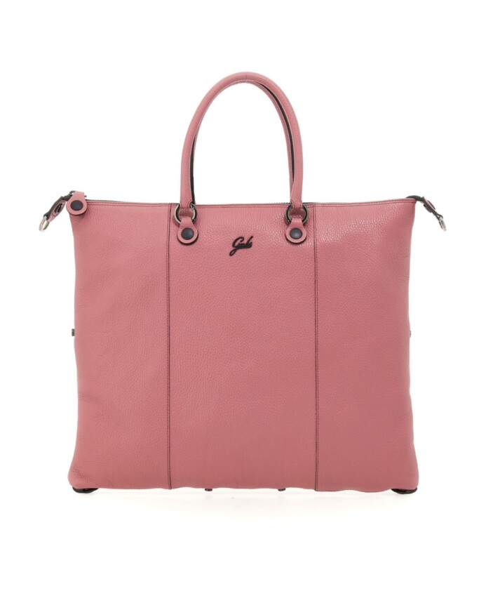 rode-leren-shopper-tote