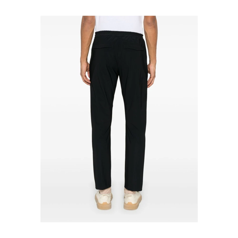 PT Torino Zwarte elastische trekkoordbroek Black Heren