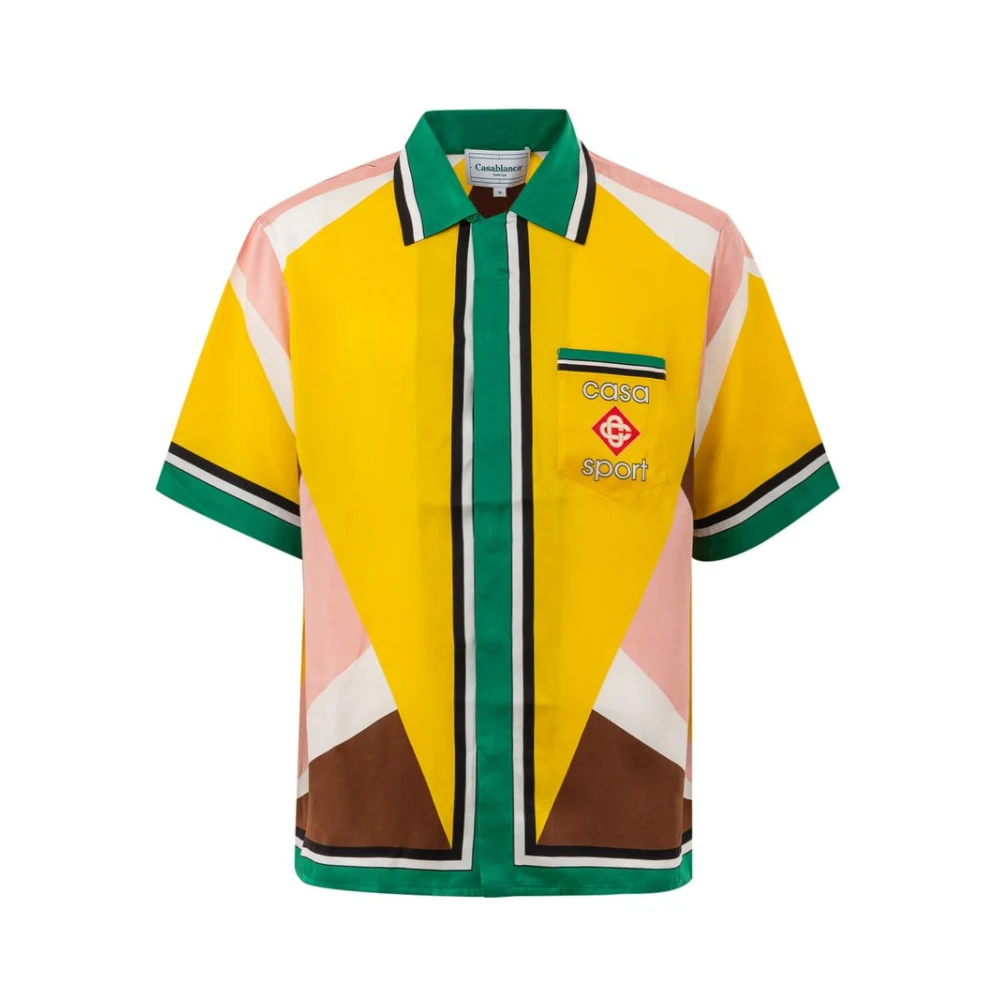 Casablanca Zijden Cubal Shirt in Stijl Multicolor Heren