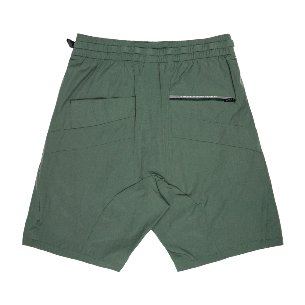 Krakatau Cargo shorts met RFID-blokkerende zak Green Heren