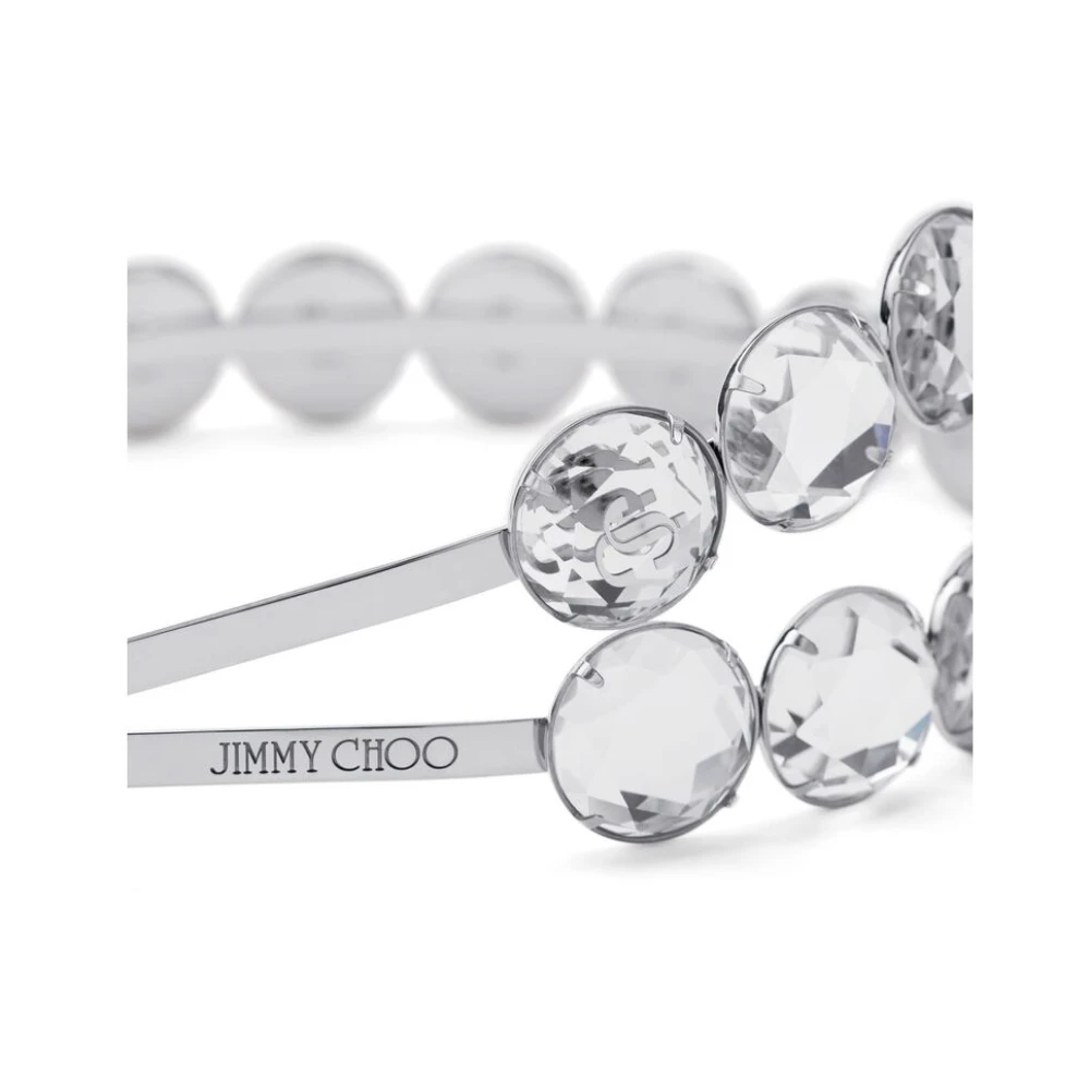 Jimmy Choo Haaraccessoire met kristallen versiering Gray Dames