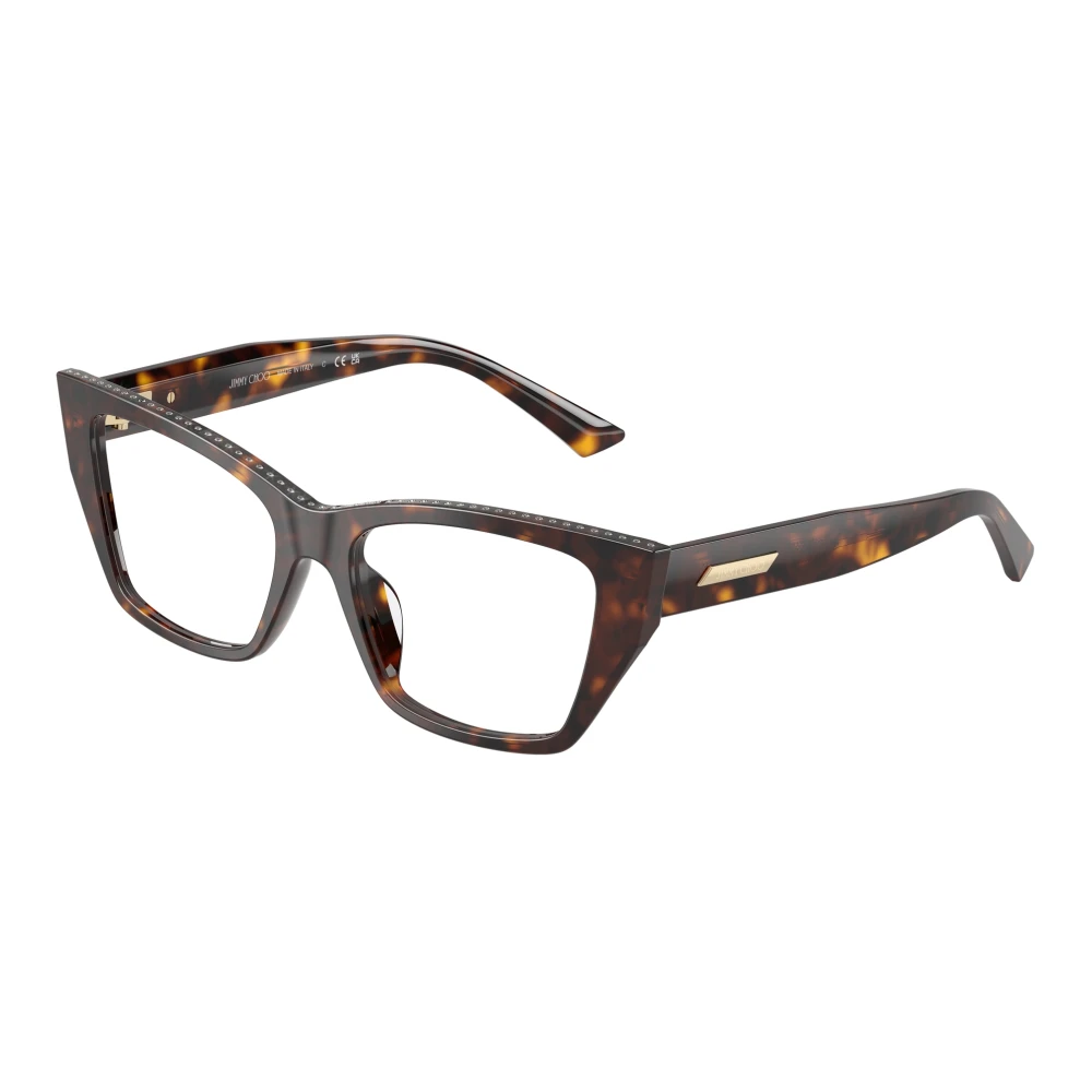 Jimmy Choo Stylish Eyeglasses In Blue Color - Female - Glasses - Brown - 53 Mm - Accessories