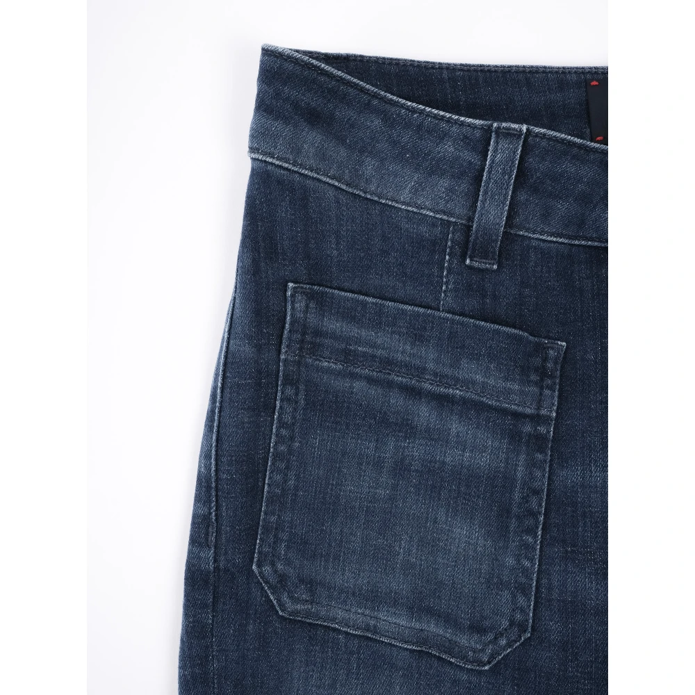 Seafarer Flared Leg Jeans Delphine Blue Dames