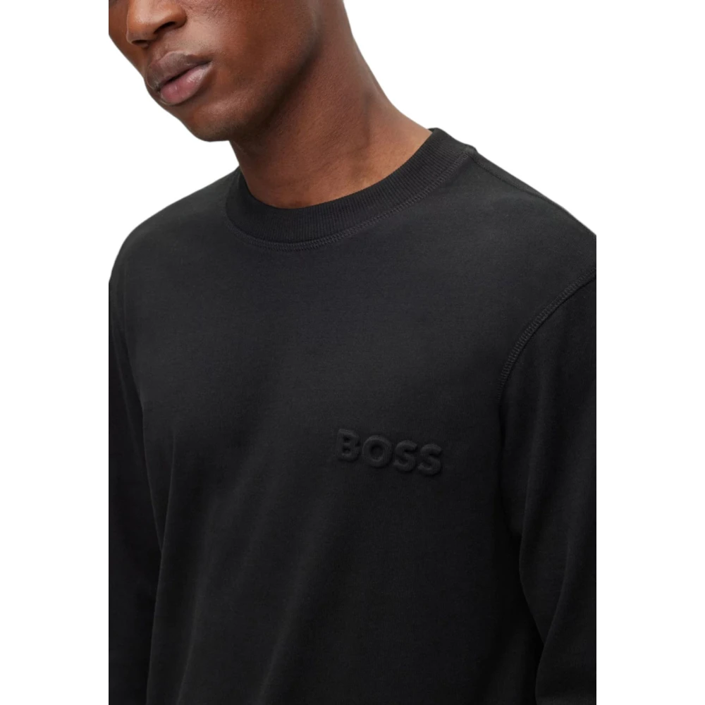 Hugo Boss Lange mouwen shirt Black Heren
