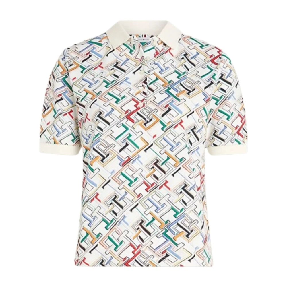 Tommy Hilfiger Dames Polo Shirt Regular Fit Multicolor Dames