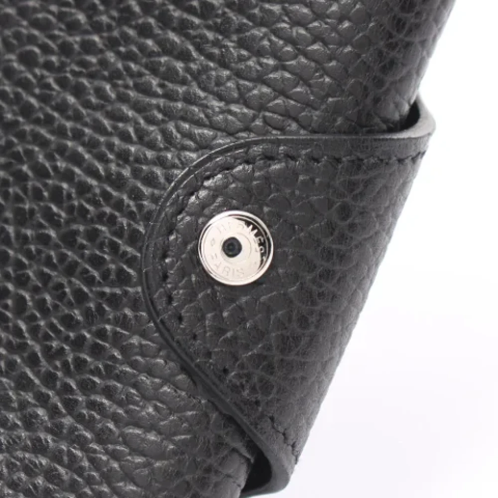 Hermès Vintage Pre-owned Fabric wallets Black Dames