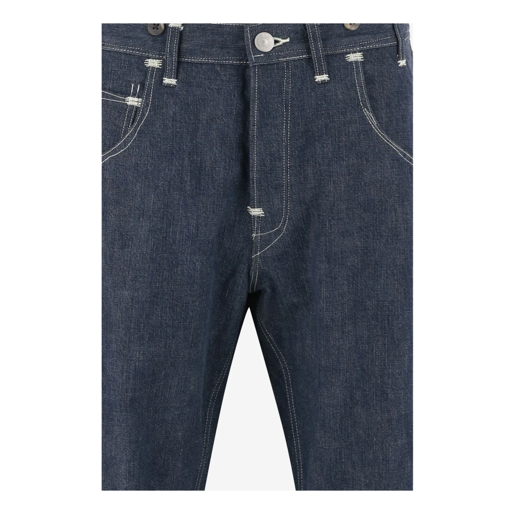 Junya Watanabe Denim Katoenen Jeans Klassieke Stijl Blue Heren