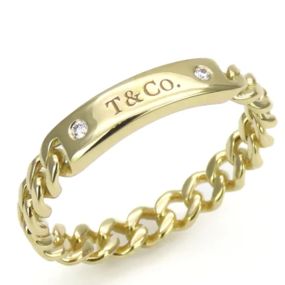 Tiffany & Co. Pre-owned Pre-owned Metall ringar Yellow, Dam