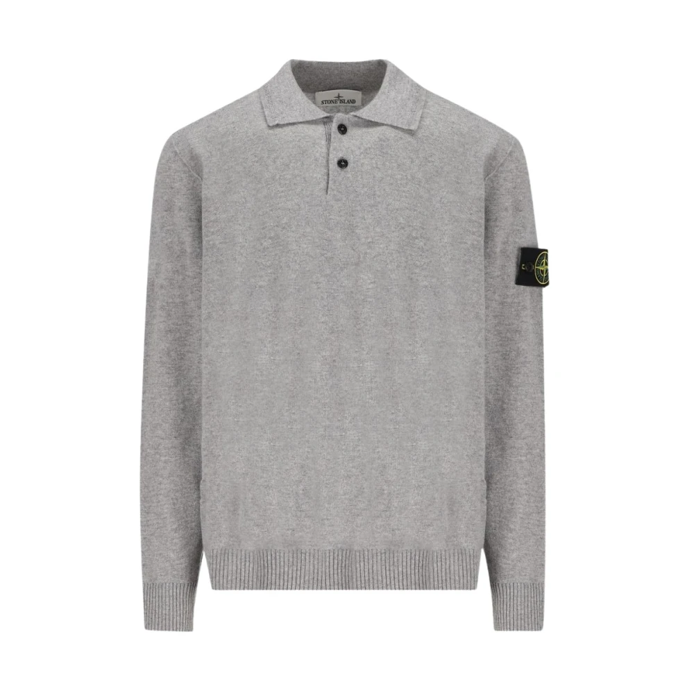 Stone Island Round-Neck Knitwear - Male - Round-Neck Knitwear - Gray - M - Knitwear - Image 2