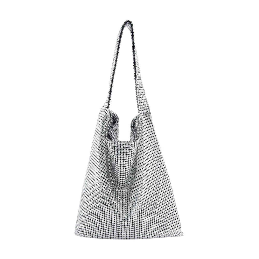 Paco Rabanne Zilveren Pixel Tote Tas Gray Dames