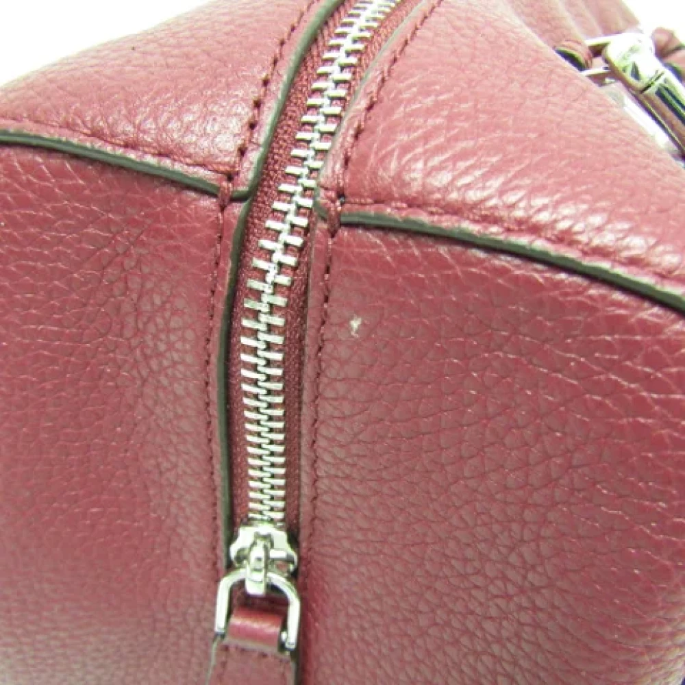 Michael Kors Pre-owned Leather handbags Red Dames