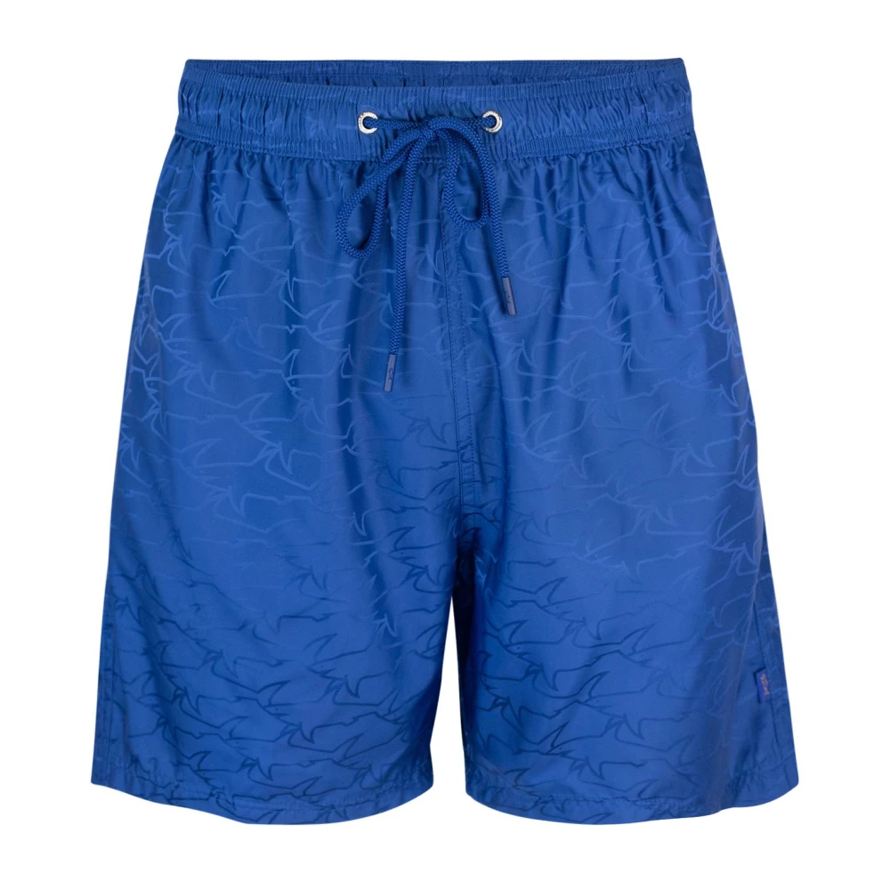 PAUL & SHARK Blauwe Zee Kleding Elastische Taille Polyester Blue Heren