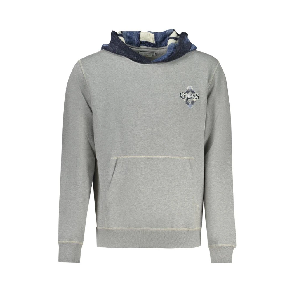 Guess Men's Grey Cotton Sweater
