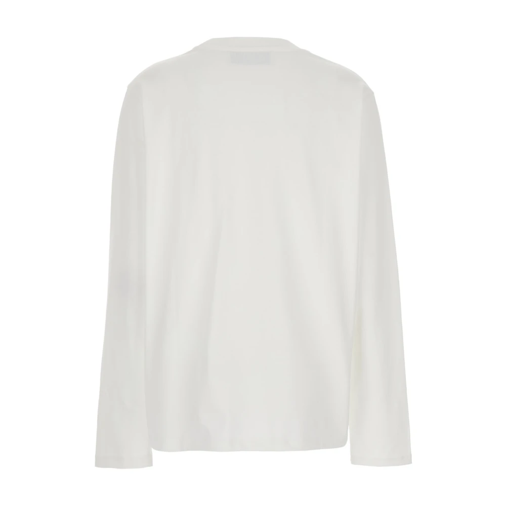 Róhe Witte Sweater Lange Mouw T-shirt White Dames