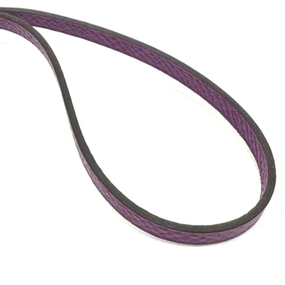 Hermès Vintage Pre-owned Leather key-holders Purple Dames