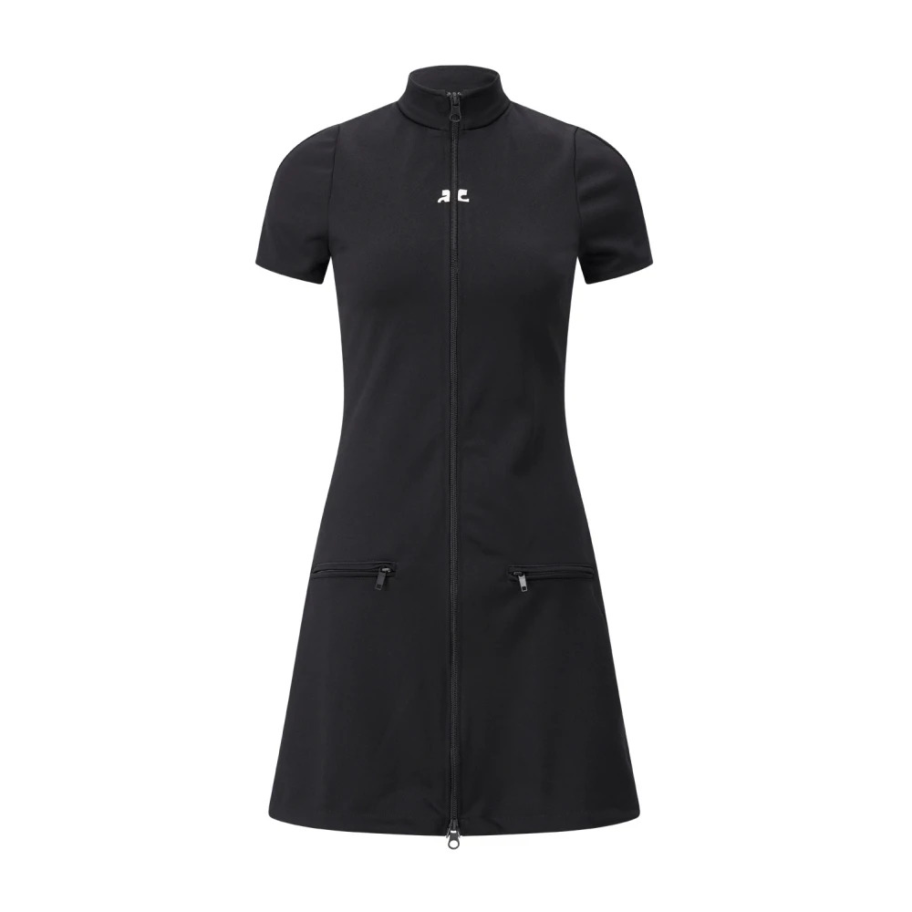 Courrèges Donna Nero - Abito Mini Slim-Fit - Dresses - M