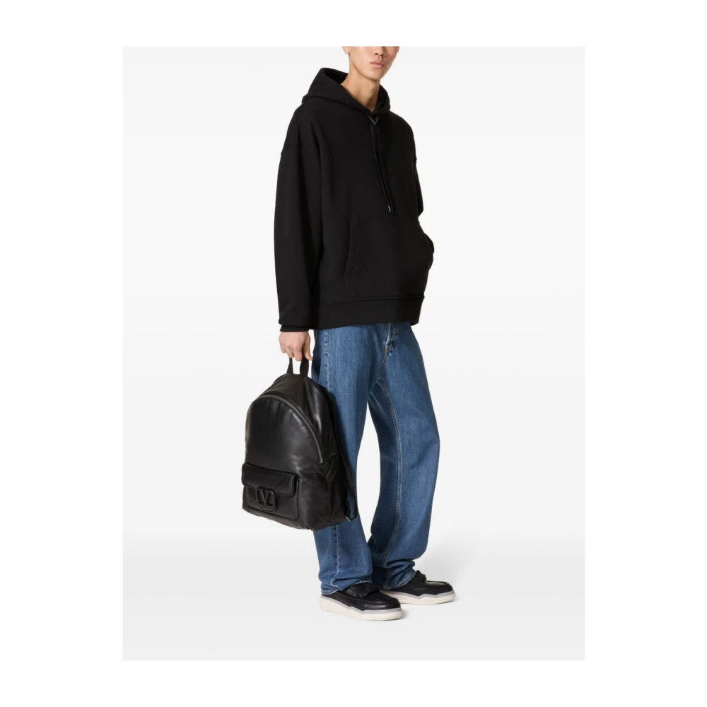 Valentino Garavani Zwarte Sweatshirt Aw24 Herenmode Black Heren
