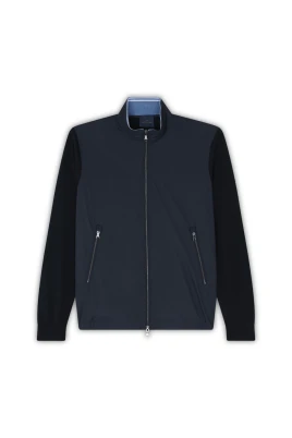 Hybrid Zip-Up Cardigan