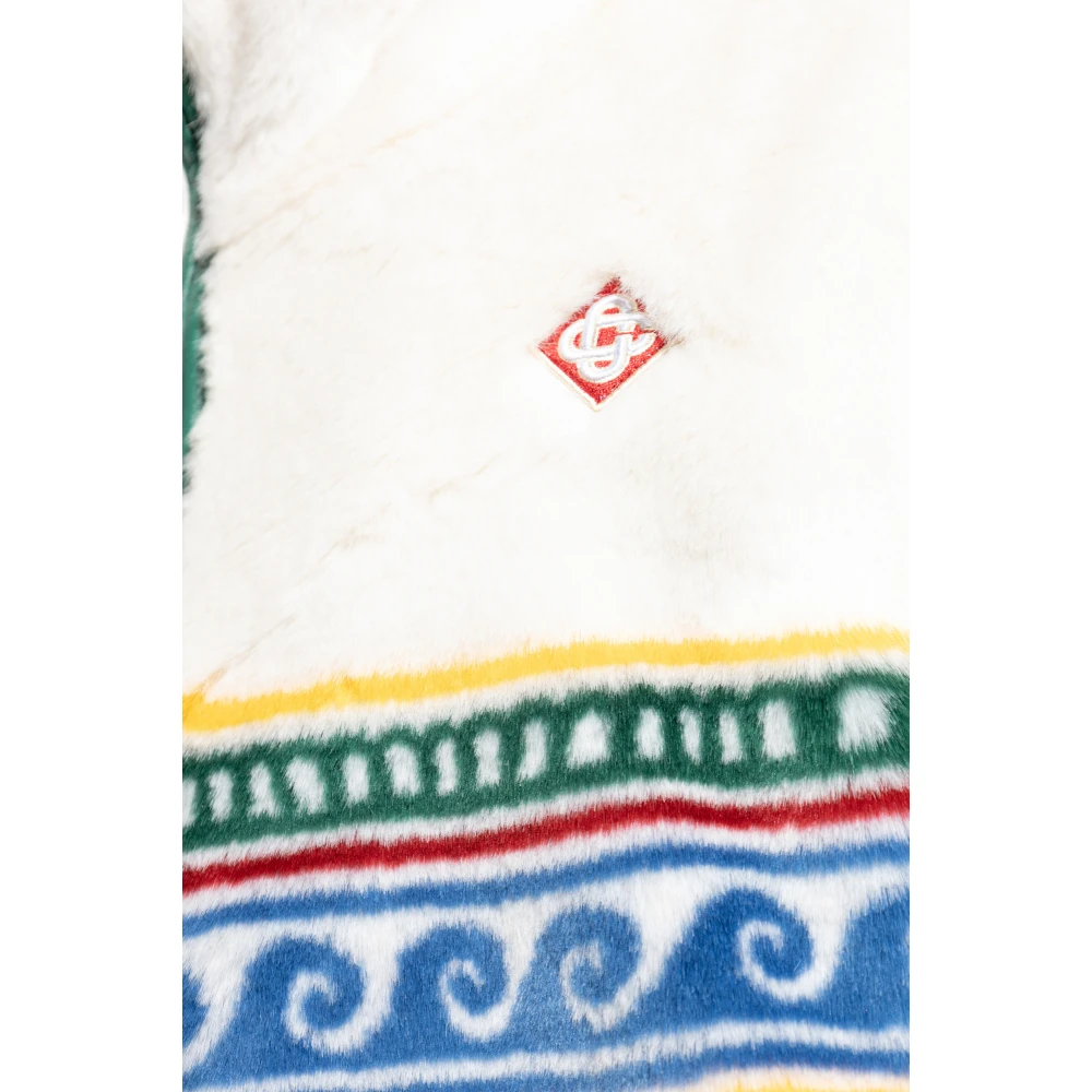 Casablanca Faux Fur Sweatshirt Multicolor Heren