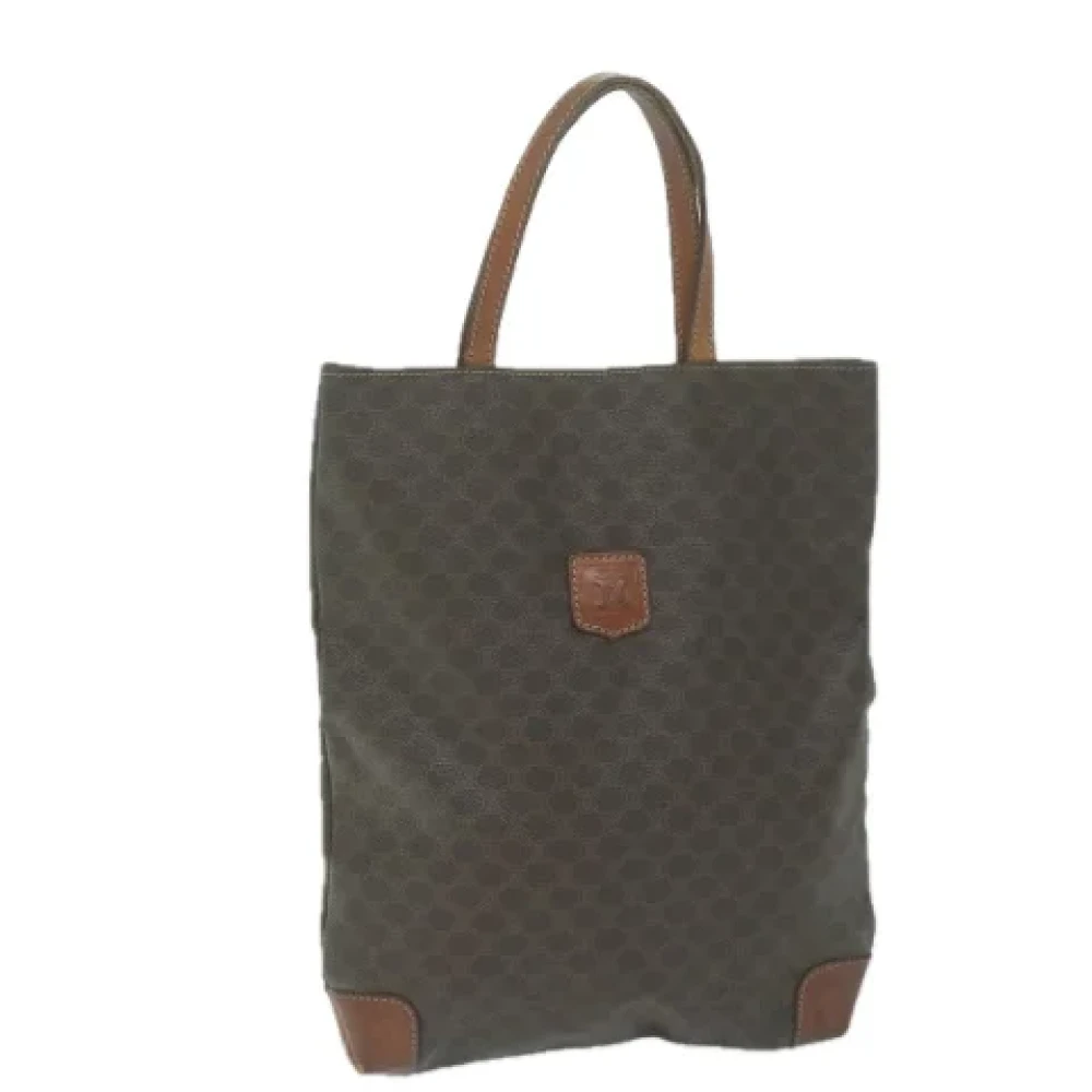 Celine Vintage Pre-owned Leather handbags Brown Dames