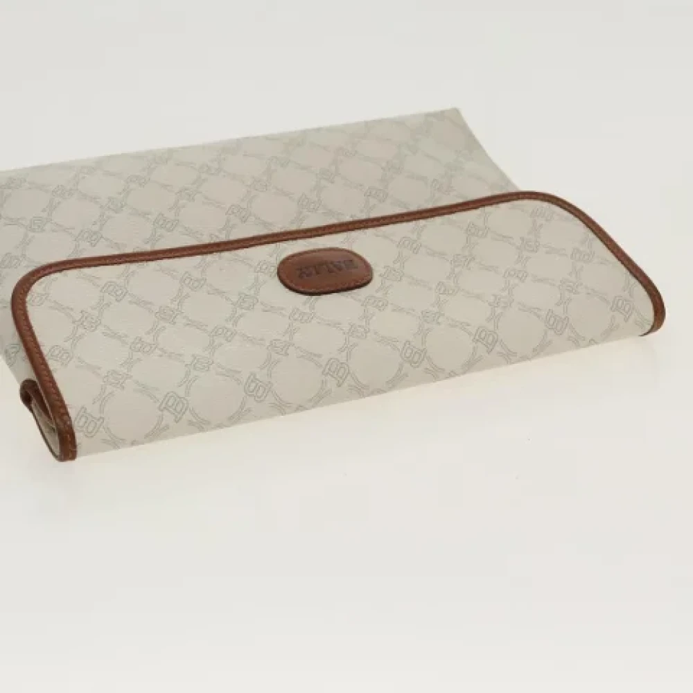 Bally Pre-owned Leather clutches White Dames