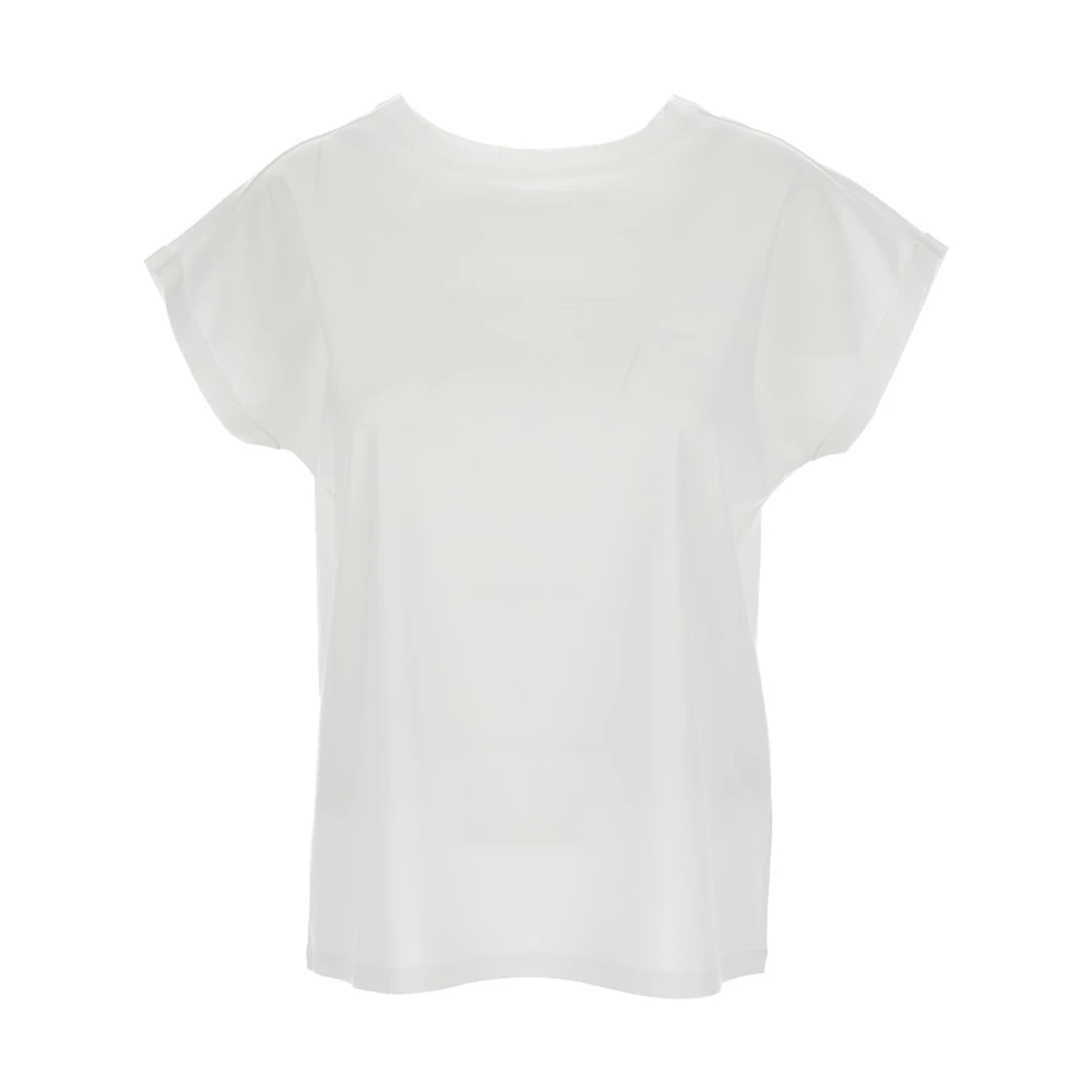 Allude Boatneck Shirt Wit White Dames