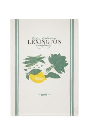White/Green Lexington Home Salad Organic Cotton Twill Kitchen Towel Kitchen Towel