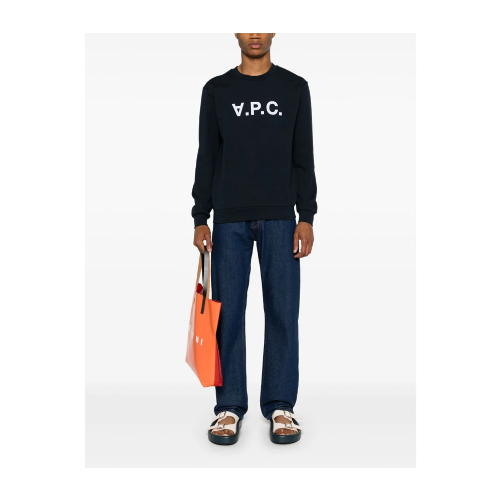 A.p.c. Uomo Blu Felpe, S, New, - Immagine 5