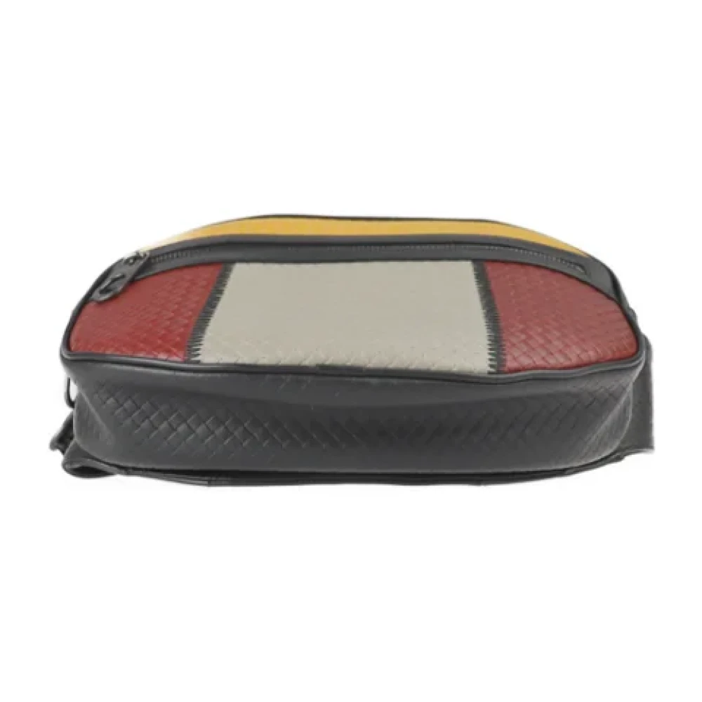 Bottega Veneta Vintage Pre-owned Leather crossbody-bags Multicolor Dames
