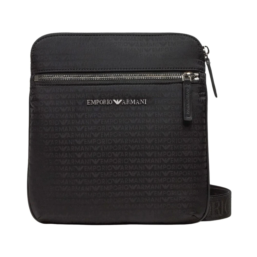 Emporio Armani Stijlvolle Crossbody Tas Black Heren