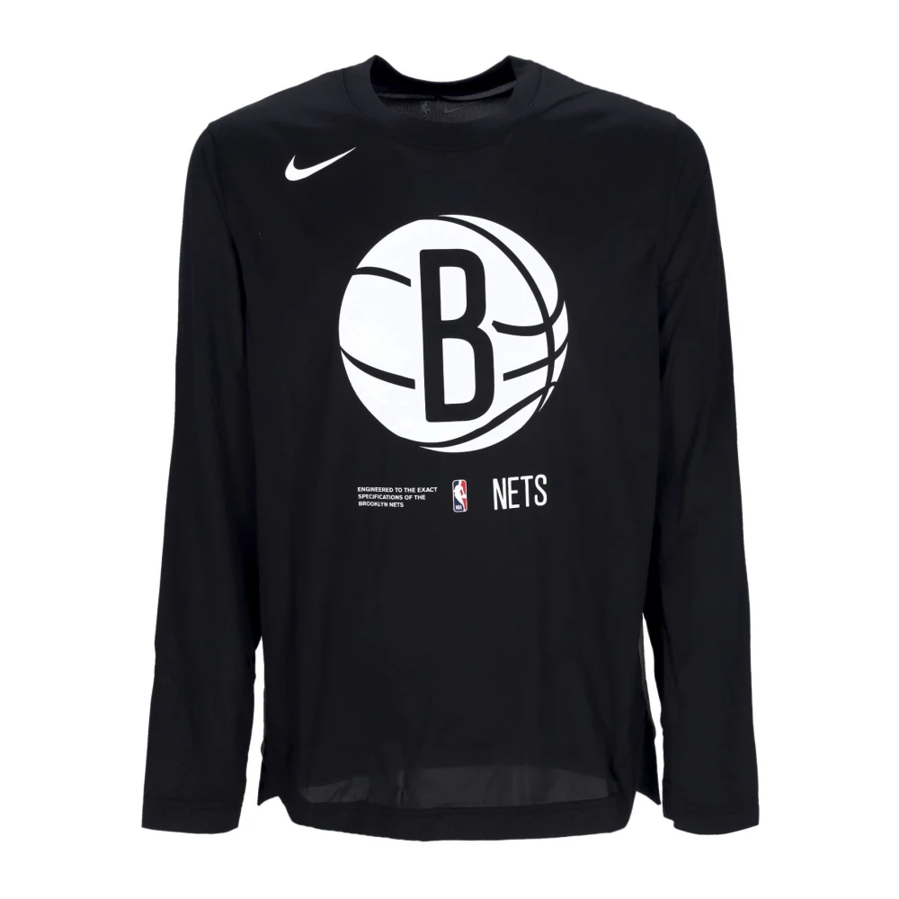 Nike NBA Pregame Dri-Fit Top Bronet Black Heren